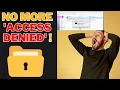 FIX Access Denied in System32 Take OWNERSHIP Rename Any File