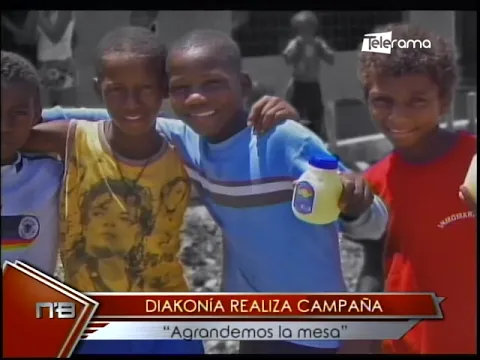 Diakonía realiza campaña Agrandemos la mesa