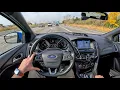 2016 Ford Focus RS - Loud 350hp Hot Hatch Morning Commute