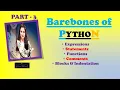 PART-3 PYTHON TUTORIALS BAREBONES OF PYTHON PYTHON FUNDAMENTALS