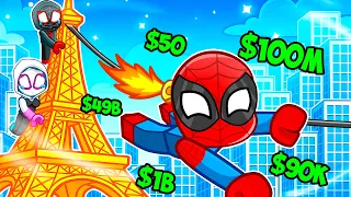 I Spent 786 435 to Climb And Zipline 7 896 132 MPH in Roblox