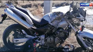В Омске зафиксированы первые крупные аварии с участием мотоциклистов
