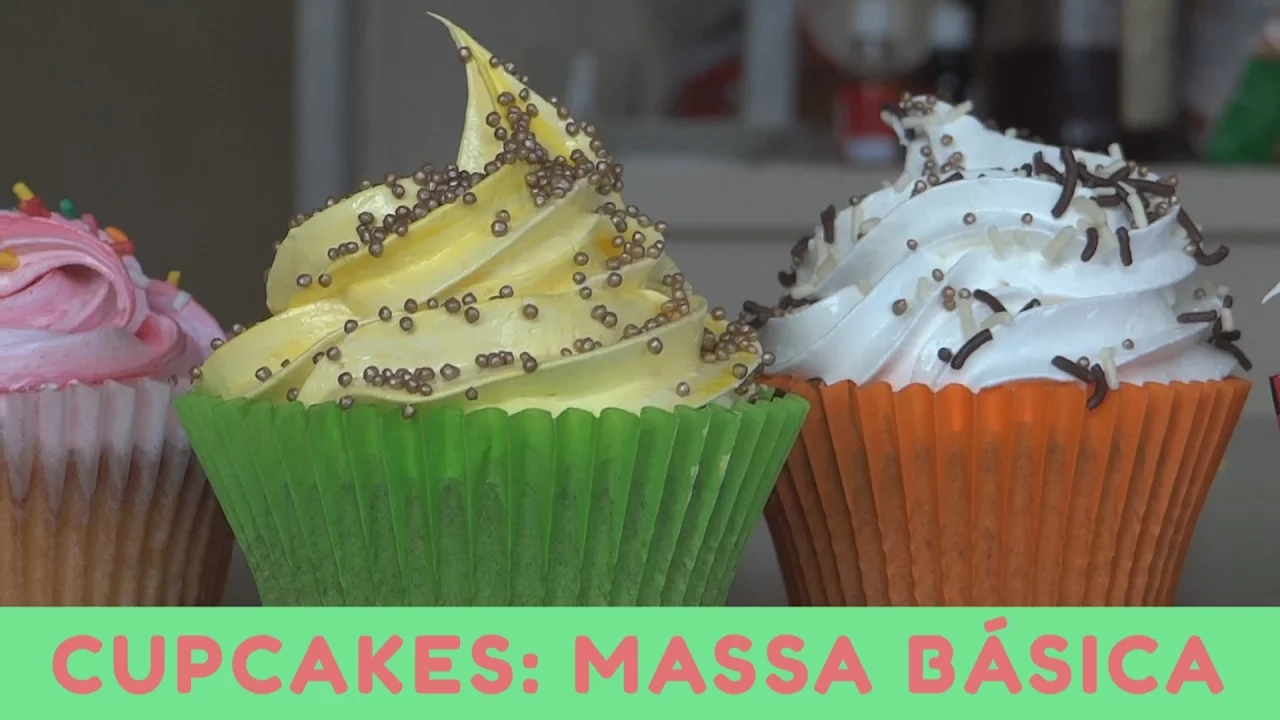 RECEITA: MASSA BÁSICA DE CUPCAKE DE BAUNILHA