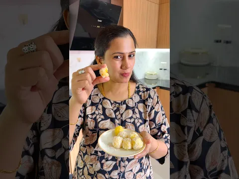 Try this Badam Coconut Laddu 🧿❤️ #devikaanambiaar #shorts #short #recipe