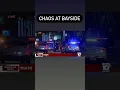 A large police presence responded to Bayside Marketplace on Monday night