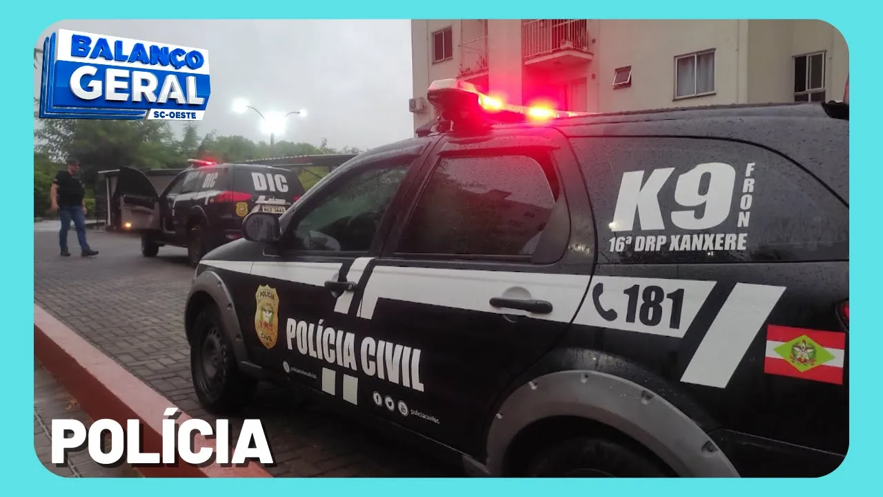 Polícia Civil de Chapecó realiza operação contra o tráfico de drogas