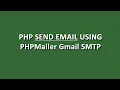 How to Send Email Using PHPMailer in PHP Gmail SMTP E-CODEC