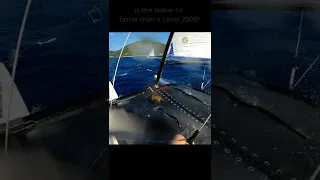 HOBIE 14 vs LASER 2000 #shorts