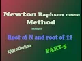 Simple explain Newton Raphson method steps are very simple PART-5