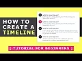 How To Create a Timeline - Simple Html5 Css 3 Timeline Tutorial For Beginners