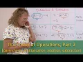 The order of operations - parenthesis multiplication addition subtraction 3rd grade math
