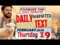 JW DAILY ANIMATED TEXT BE OBEDIENT EXAMINE THE BIBLE ANIMATED