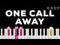 Download Lagu Charlie Puth - One Call Away | EASY Piano Tutorial