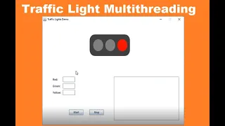 Traffic Light Simulator Multi-Threading Java Swing