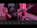Slayer - Seasons in the Abyss (Guitar Cover + Screentabs)