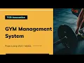 GYM Management System Using Core JAVA SQL