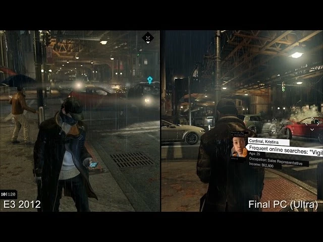 Was Watch Dogs Graphically Downgraded? E3 2012 vs PC Ultra Comparison