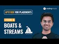 L16 BOATS STREAMS Aptitude Questions Aptitude For Placements Lesson 16 Coding Ninjas