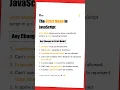 The Strict Mode in JavaScript
