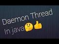 Daemon Thread In Java