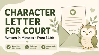 Character Reference Letter for Court Done in Minutes DUI Immigration More