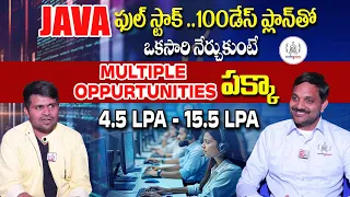 Codegnan 100 Days Java Full Stack Roadmap for Freshers Fresher IT Jobs SumanTV Anchor Nagaraju