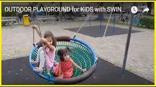 OUTDOOR PLAYGROUND for KIDS with SWING,SLIDE and more...