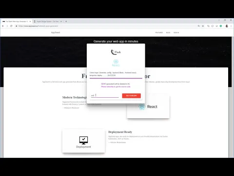 Build a full stack Web App in React and Flask