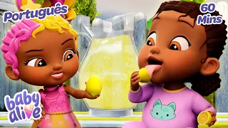 Vamos Fazer Limonada!🍋 🥤✨| Vídeos para bebés | Baby Alive em Português | Desenhos animados infantis