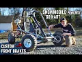 38HP 2 Stroke Go Kart Gets DIY Performance Front Suspension 440cc Murray Kilowatt Build
