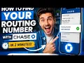 How to find your routing number with Chase