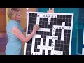 Cynthia Nixon solves a crossword puzzle live on GMA