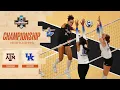 Texas A M vs Kentucky 2025 NCAA volleyball championship highlights