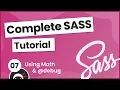 SASS Tutorial build your own CSS library - Using Math