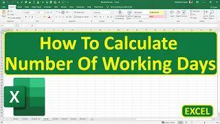 How To Calculate Number Of Working Days In Excel