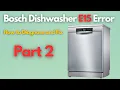 Bosch Dishwasher E15 Error - How to Diagnose and Fix