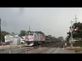 Metra BNSF PM Rush Hour Trains at Downers Grove-Main Street - 2021