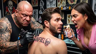 "Esto te pasa por infiel" jamás te metas con la esposa de un tatuador