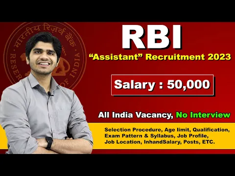 Download MP3 RBI Assistant Recruitment 2023 | Full Details | All India Vacancy