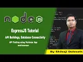 Hindi Express js Tutorial Knexjs Database Connectivity with Node - Part 2