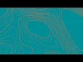Miami Topographic Lines 10-Hour Seamless 4K Background Aqua Orange Loop for Focus Game Day