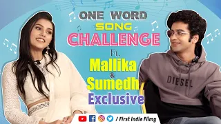 Download One Word Song Challenge With RadhaKrishn Fame Sumedh Mudgalkar \u0026 Mallika Singh. MP3