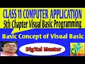 Class Application Visual Basic Programming Basic Concept
