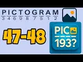 PICTOGRAM Picture Cryptogram 47 48