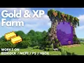 GOLD XP FARM Minecraft Tutorial Bedrock MCPE PS4 XBOX 26 2