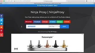NinjaProxy website Free Web Proxy Site to Unblock YouTube s
