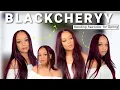 MUST WATCH Easy Beginner Friendly Black Cherry Wig Tredning Haircolor Pre-plucked Unice