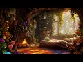 Download Lagu Dreamy TreeHouse in the Cozy Spring Forest🌲 Enhanted Music \u0026 Soft Fire ~ Relax, Focus, Study