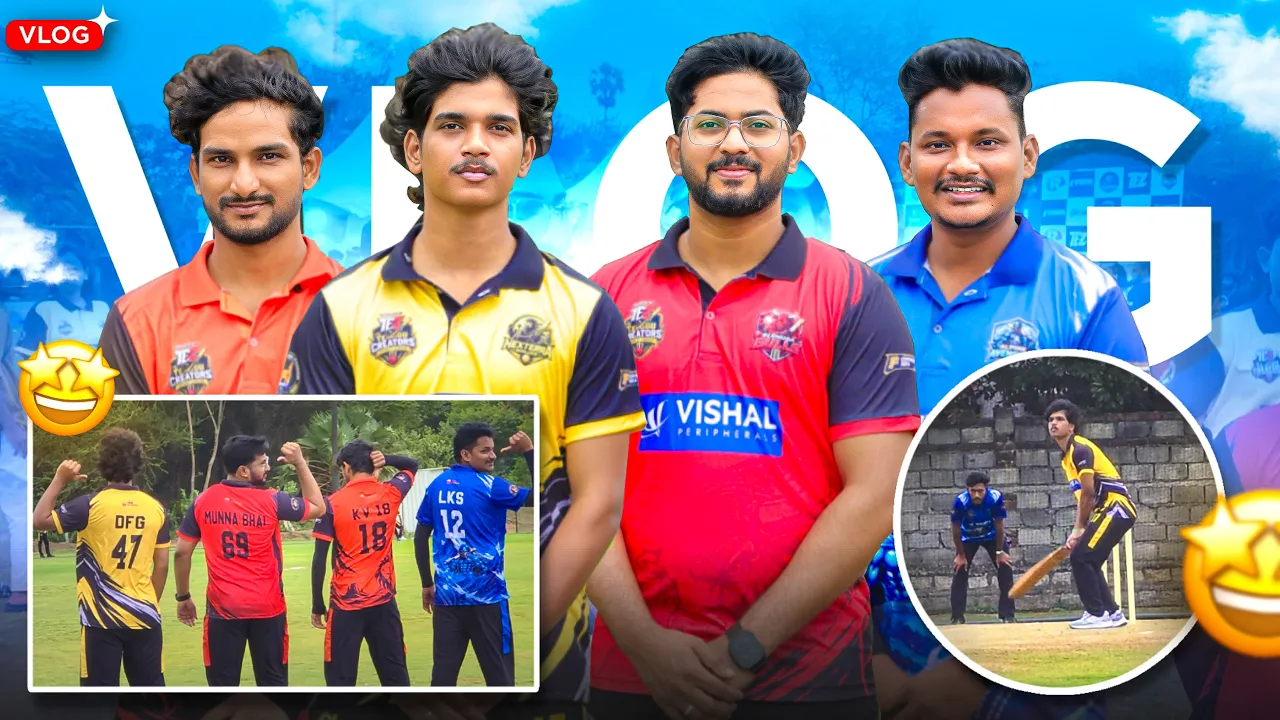 🏏 TCCL CRICKET MATCH DAY 🔥 |  DFG IN ACTION😱 | TELUGU VLOG