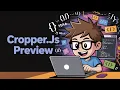 Build a Image Cropper With Live Download it Using Cropper js Library in HTML5 Javascript
